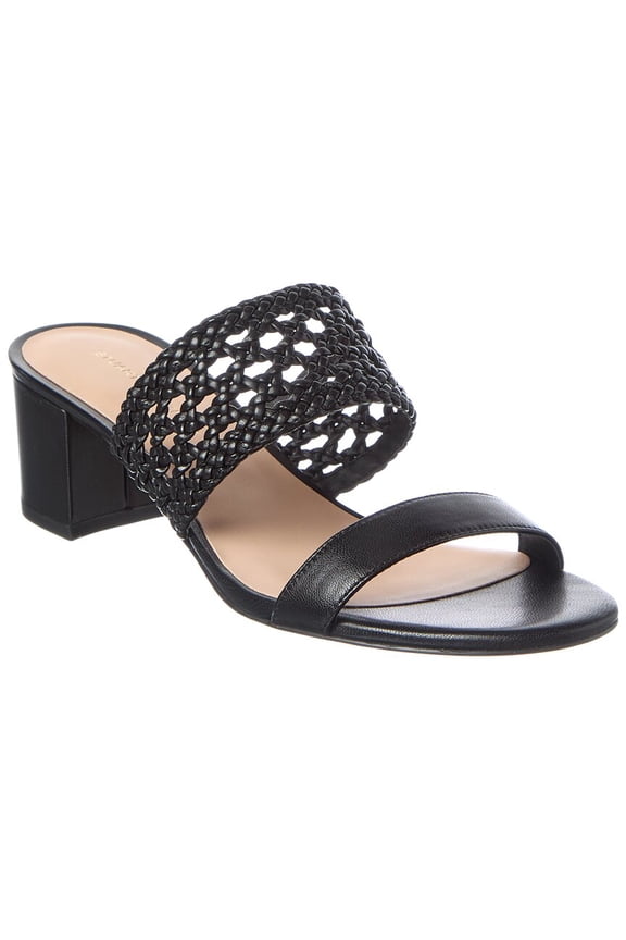 Briar Block 50 Leather Sandal, 6.5, Black