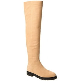 Charles David Gunter Taupe Over The Knee Stretch Microsuede shearling Trim Boot 10 Walmart