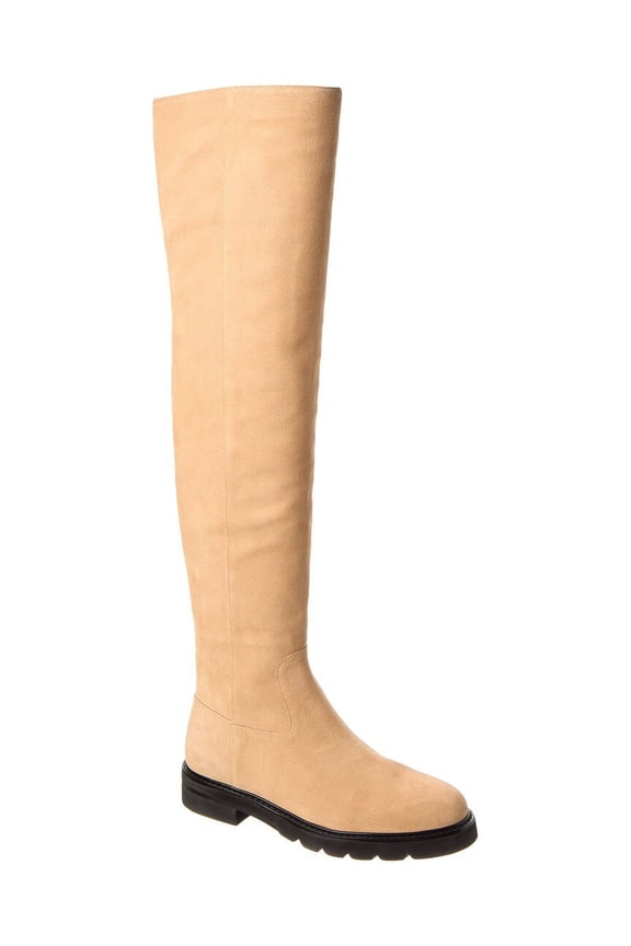 Chicago Lug Suede Over-The-Knee Boot, 9, Brown