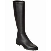 STUART WEITZMAN City Leather Knee-High Boot, 6, Black