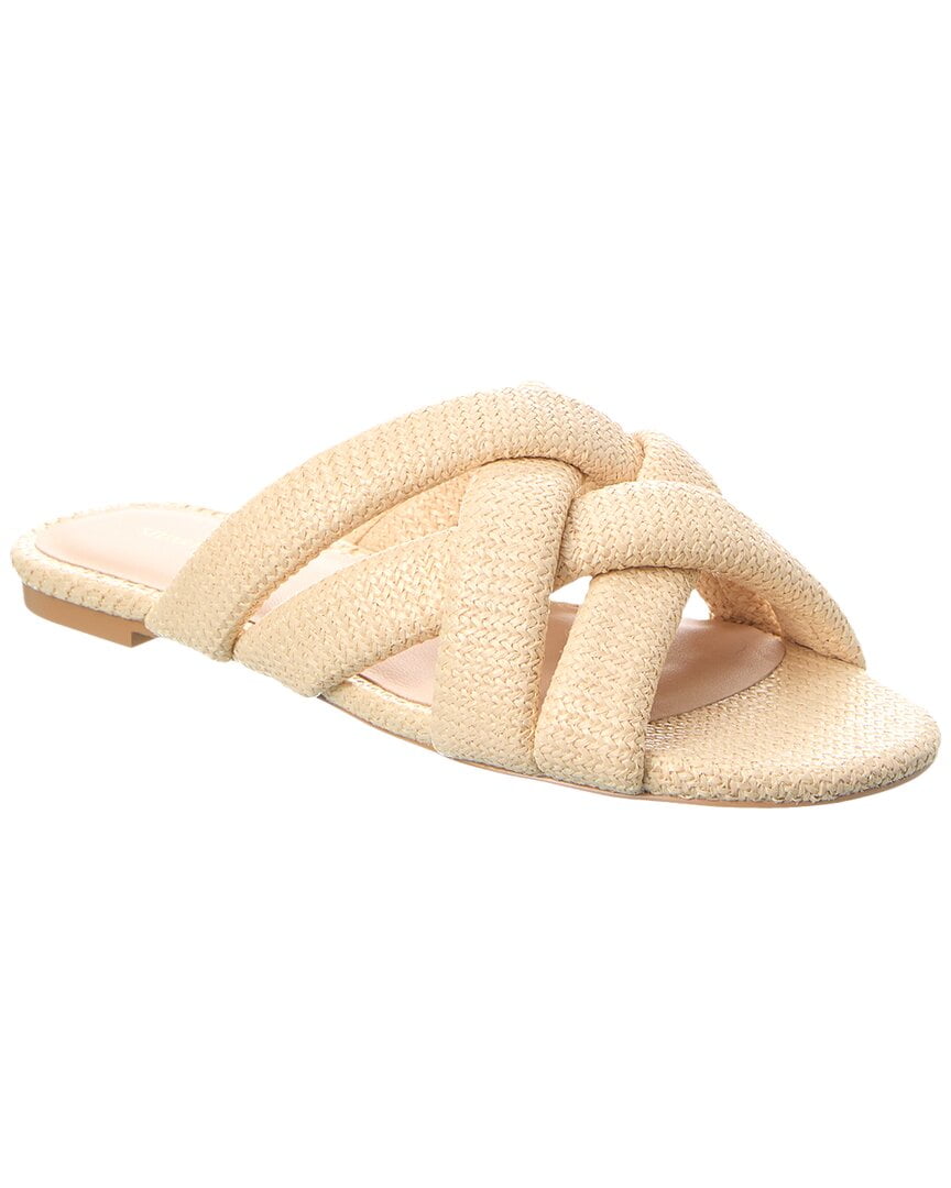 Stuart Weitzman Crossover Raffia Slide, 6.5, Brown - Walmart.com display picture 1