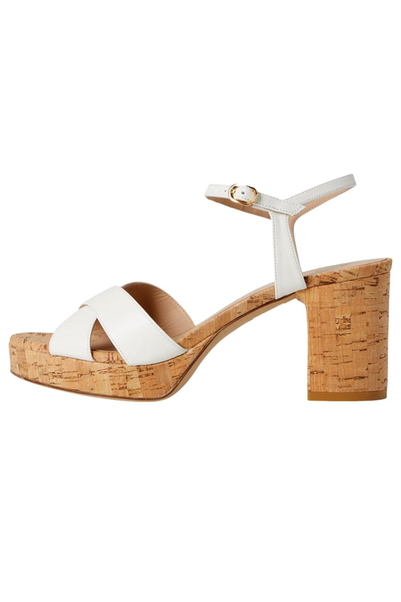 Dayna Platform 80 Cream SK706 Women's Size 5.5