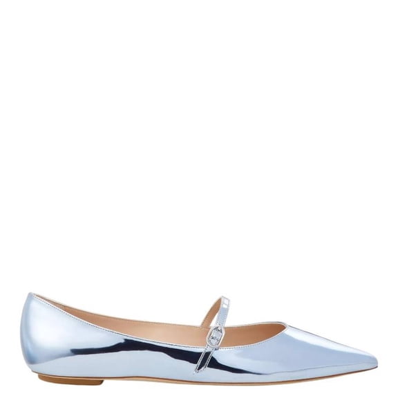 Stuart Weitzman Emilia Mary Jane Flats, Brand Size 35 ( US Size 4.5 )