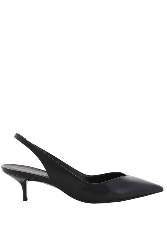 Eva Patent Leather Slingback Pumps, Brand Size 36.5 ( US Size 6 )