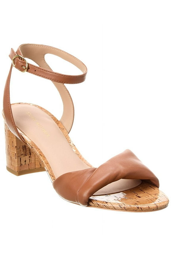 Everly 50 Leather Sandal, 7, Brown