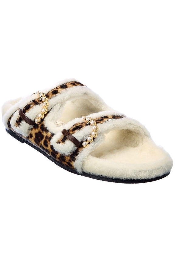 Female Piper Chill Haircalf Sandal, 8, Adult White