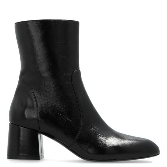 Stuart Weitzman Flareblock Leather Boots, Brand Size 36.5 ( US Size 6 )