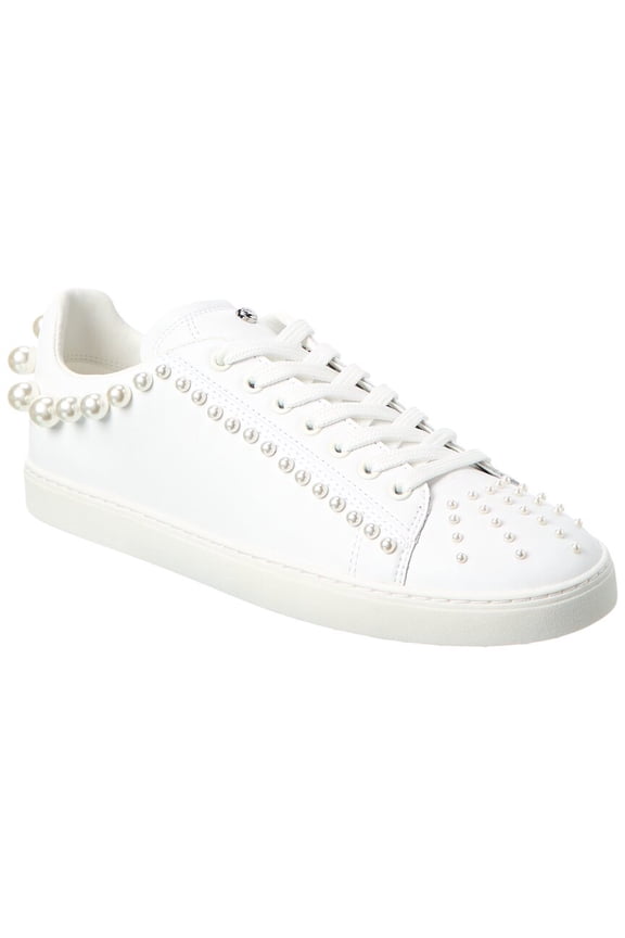 Goldie Leather Sneaker, 6, White