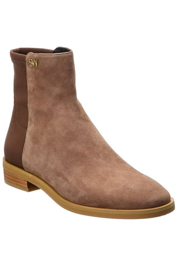 Kye City Suede Bootie, 4.5, Brown