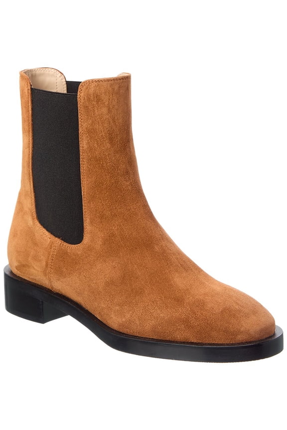 Lenora Suede Chelsea Bootie, 6.5, Brown