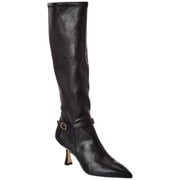 Stuart Weitzman Lori 75 Leather Boot, 9.5, Black