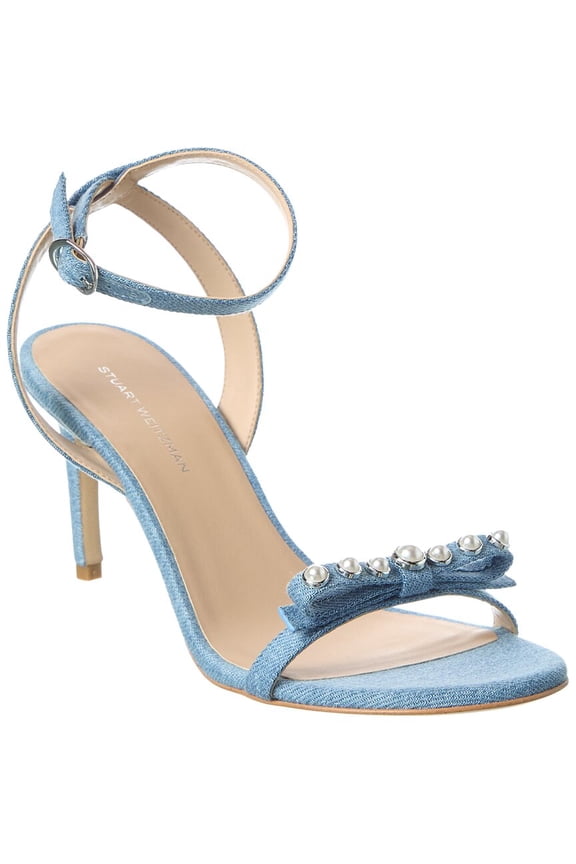 Luella 75 Denim Sandal, 7.5, Blue