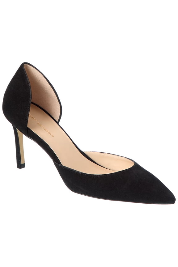 Mara 75 D'Orsay Suede Pump, 9.5, Black