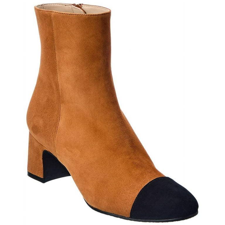 Stuart Weitzman Milla 60 Suede Bootie 6.5 Brown Walmart