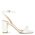 thumbnail image 1 of Stuart Weitzman Nearlybare Portia 85 Leather Sandals, Brand Size 37 ( US Size 6.5 ), 1 of 1