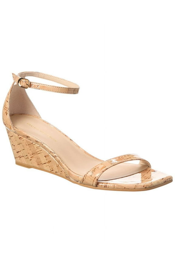 Nudistcurve 50 Cork Wedge Sandal, 6.5, Brown