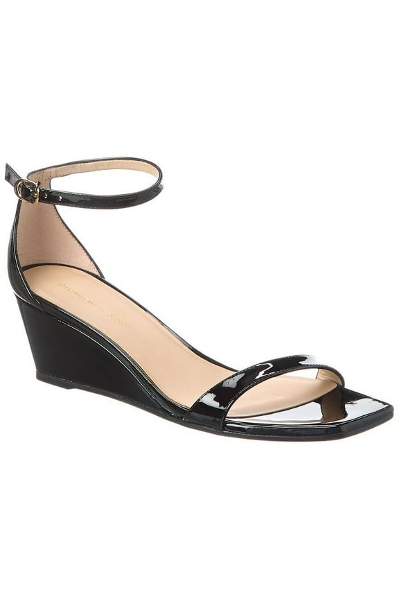 Nudistcurve 50 Patent Wedge Sandal, 7