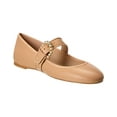 thumbnail image 1 of Stuart Weitzman Piper Leather Ballet Flat, 6.5, Beige, 1 of 5