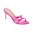thumbnail image 1 of Stuart Weitzman Soiree Sleek 75 Satin Sandal, 7, Pink, 1 of 5