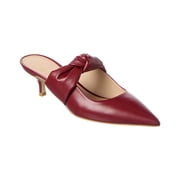 Stuart Weitzman Solange Leather Mule, 6, Red