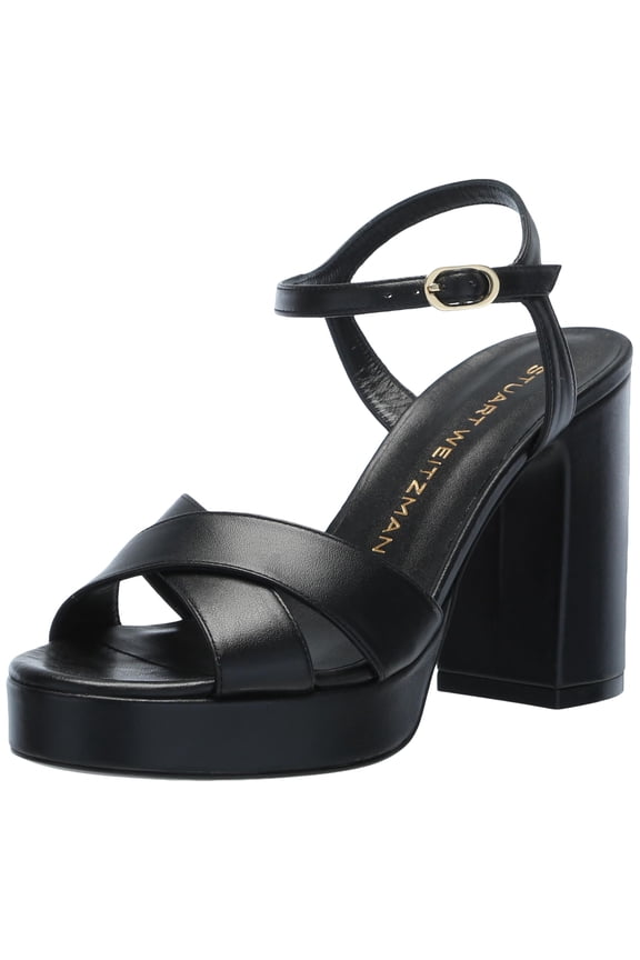 Women Dayna Platform Sandal Black 8.5 M New with Box
