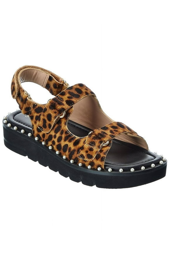 Zoe Lift Haircalf Sandal, 5.5