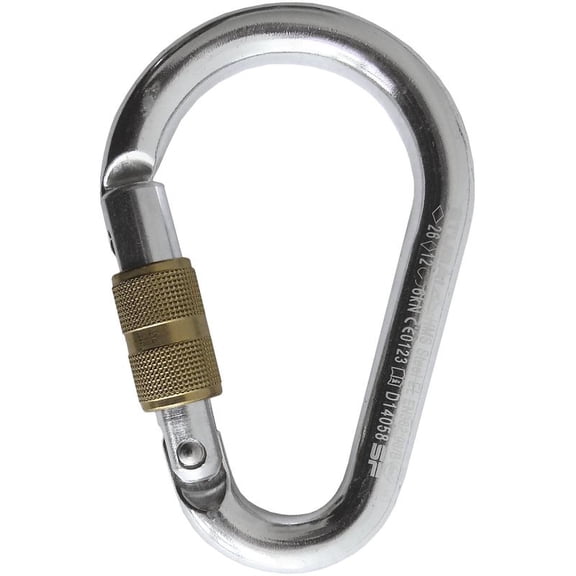 Stubai Steel HMS Carabiner with Keylock Mechanism - Durable and Reliable