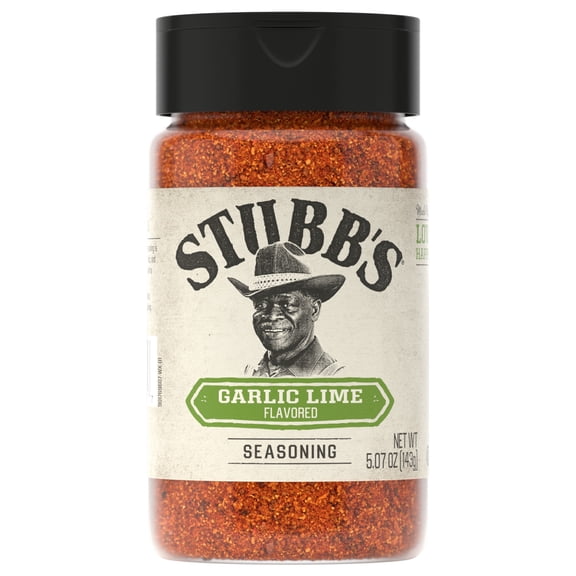 Stubb's Garlic Lime Seasoning, 5.07 oz Bottle