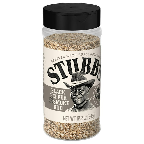 Stubb's Black Pepper & Smoke Rub 12.2 oz (Pack of 6)