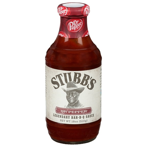 Stubb's Dr Pepper Barbecue Sauce, 18 oz Pack Of 6