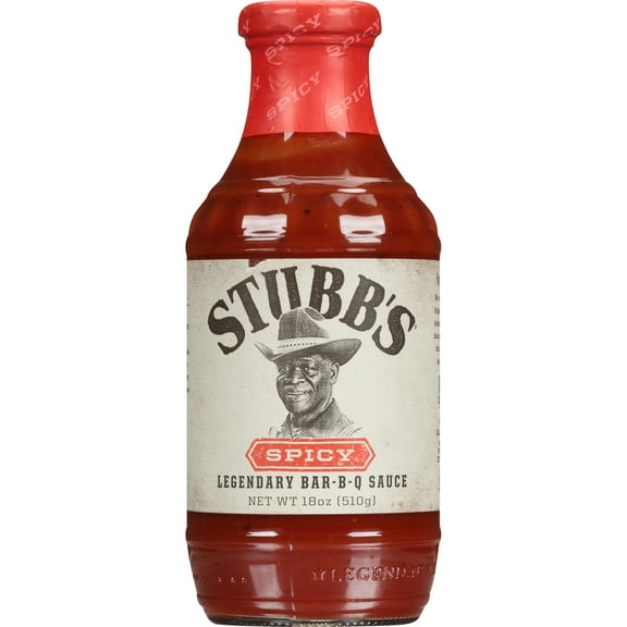 Stubb's Gluten Free Spicy Barbecue Sauce, 18.0 oz Bottle