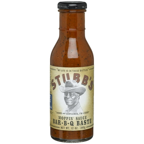 Stubb's Moppin' Sauce Bar-B-Q Baste, 12-Ounce Bottles (Pack of 6)