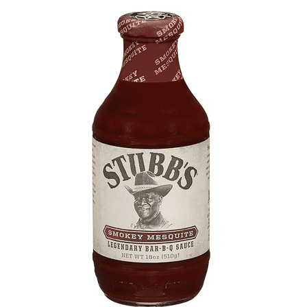 Stubb's Smokey Mesquite BBQ Sauce, 18 oz (Pack of 2)
