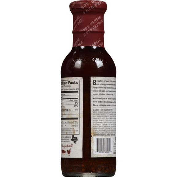 Stubb's Soy, Garlic & Red Pepper Beef Marinade