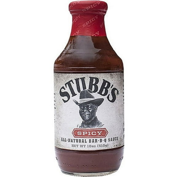 Stubb's Spicy Barbeque Sauce, 18 oz (Pack of 6)