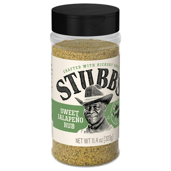 Stubb's Sweet Jalapeo Rub 11.4 oz (Pack of 6)
