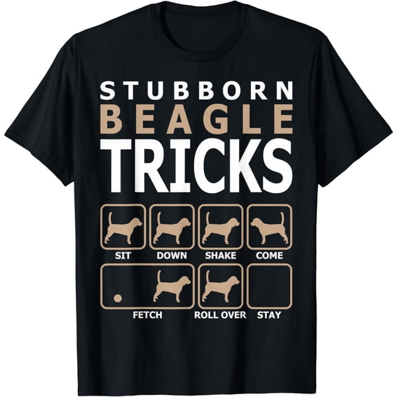 Stubborn Beagle Tricks T-Shirt Tshirt
