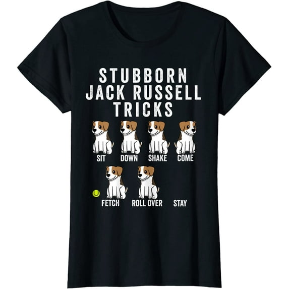 Stubborn Jack Russell Terrier Tricks Shirt Dog Gift T-Shirt