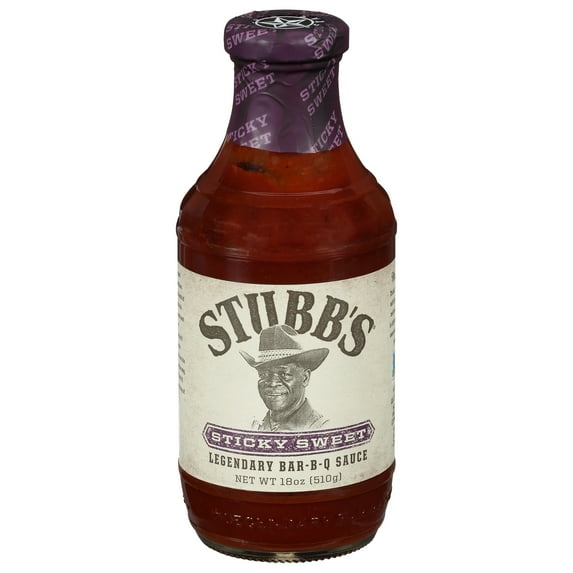 Stubbs Barbecue Sauce Sticky Sweet 18 oz (Pack Of 6)