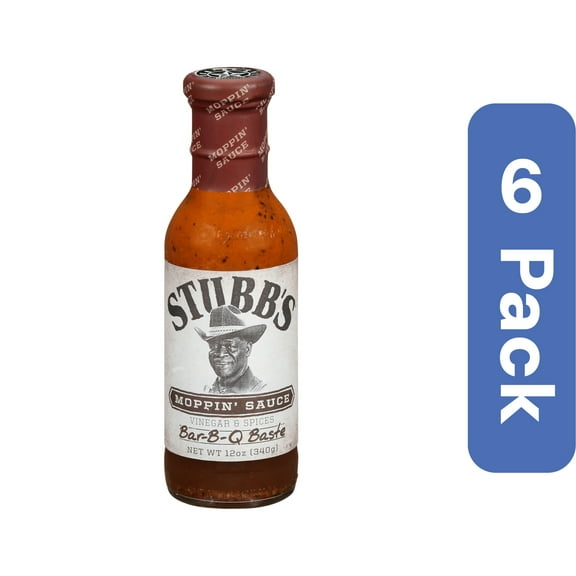 Stubbs Mopping Sauce 12 oz (Pack Of 6)