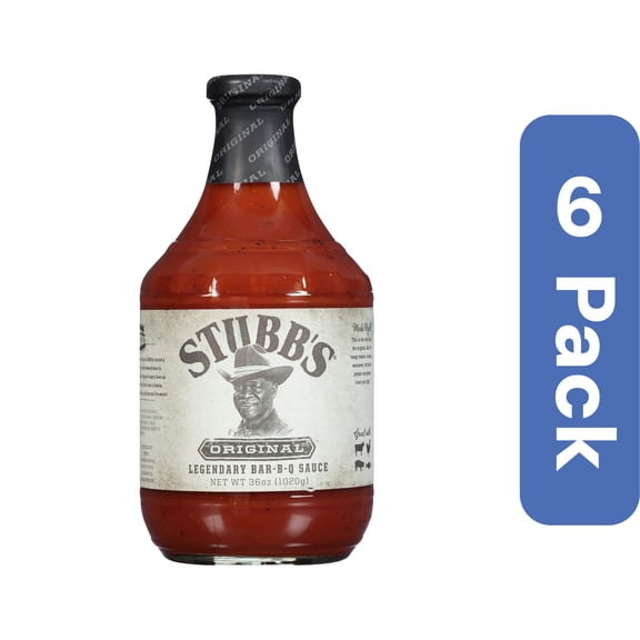Stubbs Original BBQ Sauce 36 oz (Pack Of 6)
