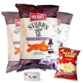 thumbnail image 1 of Stubbs Sticky Sweet BBQ Cheese Curls (3, 6oz bags) - Sweet and Salty Kettle Popcorn (1, 5.5oz bag) - Gourmet Snack Bundle - 4 Items, 1 of 3