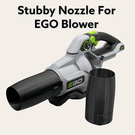 Zephyr's Market Car Drying Nozzle for EGO Leaf Blowers (530, 575, 580, 615, 650, & 765)