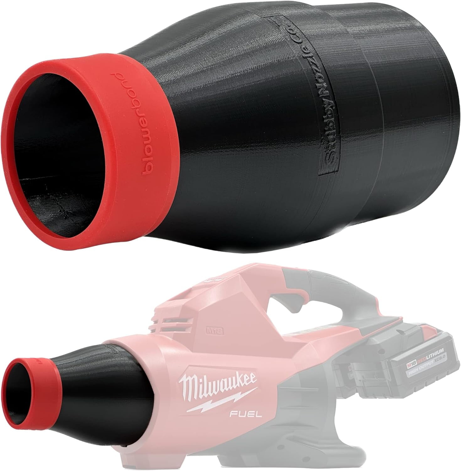 Stubby Nozzle Co. STUBBY Car Drying Nozzle for Milwaukee M18 Fuel Leaf