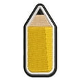 thumbnail image 1 of Stubby Pencil Applique Multi-Color Embroidered Iron-On Patch - 2.0 Inch Mini, 1 of 5