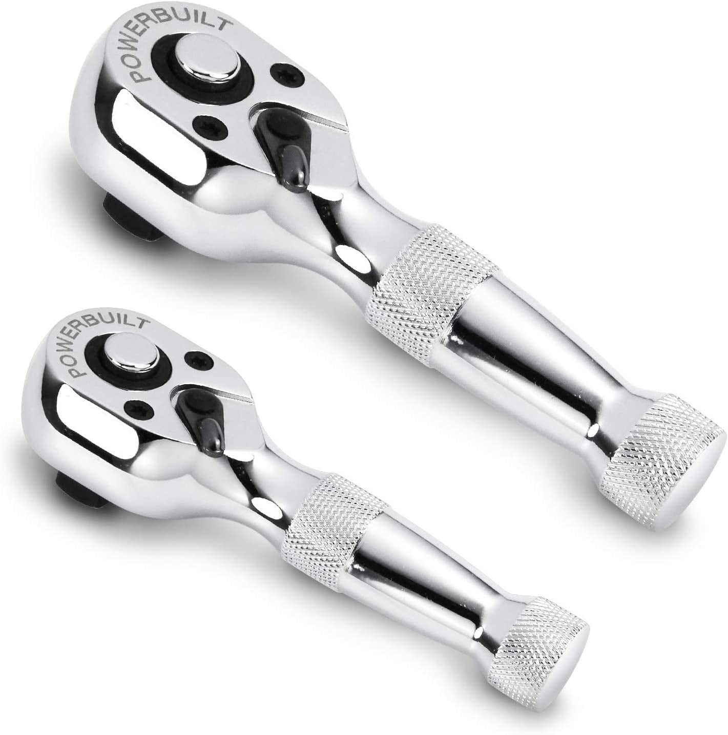 Stubby Ratchet Set, 2 Piece, 1/4 Inch And 3/4 Inch Ratchets, Reversible ...