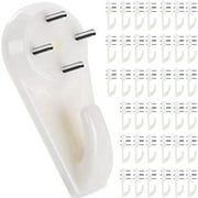 Stucco/Concrete Wall Hooks, No Damage Hook Hanging Kit, No Drilling Required, 40