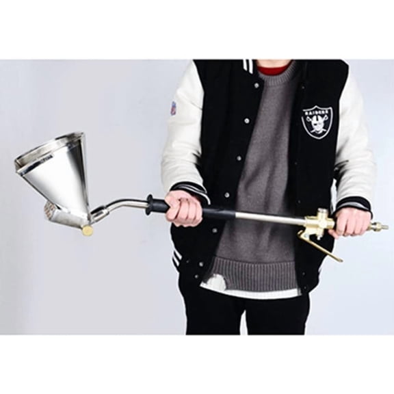 Stucco Sprayer Gun, 4 Cement Mortar Paint Hopper Pneumatic Sprayer, Ceiling Plaster Texture Manual Painting Tool