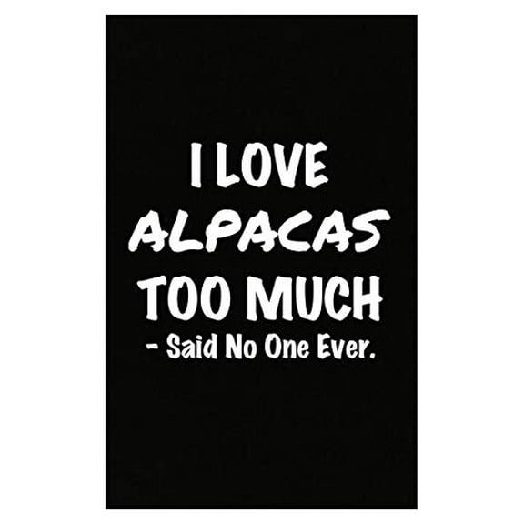 Alpacas Poster - Wall Decor for Animal Lovers Gift