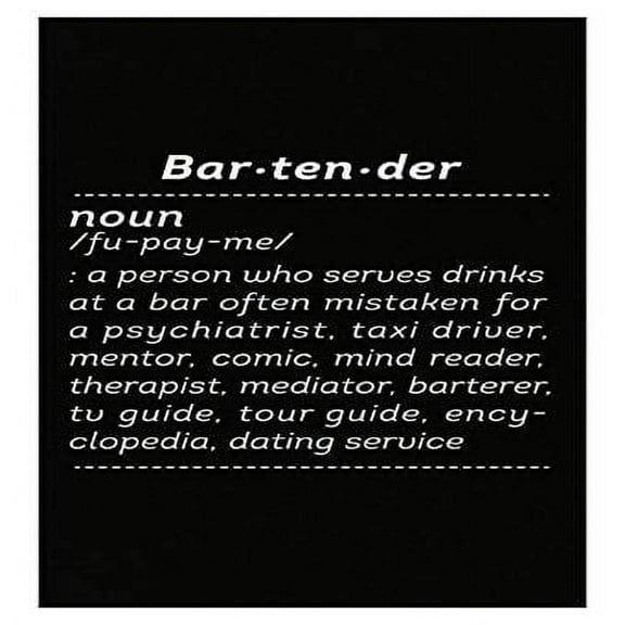 Stuch Strength Funny Bartender - Person Who Serves Drinks Mistaken - Bar Humor - Poster
